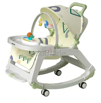 Baby Rocking Chair, Portable Kids Rocker Swing Sleeping Cradle Bed Leisure