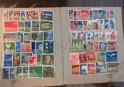 109 German Stamps for AED 50