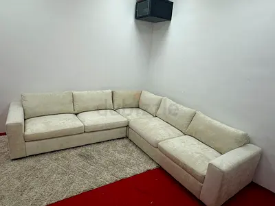 Perfect condition pottery barn beige color corner sofa