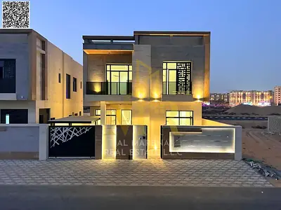 🇬🇧 English Advertisement ✨ Spacious Villa for Sale in Al Yasmeen – 5 Bedrooms + Indoor Parking ✨ A modern, carefully designed villa with generous