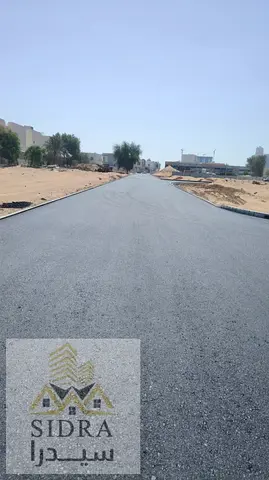 للبع ارض سكني تجاري ارضي و8 طوابق شارع وسكة واجهه عرضية 43 متر