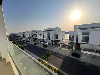 Villa for rent in Sharjah compound 4 master bedrooms garden covered parking modern design