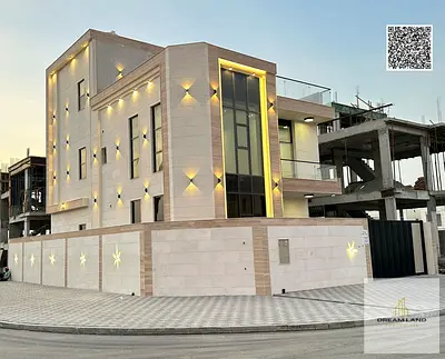 Corner villa, price inclusive of registration and ownership fees, ready to move in, in one of Ajman's most prestigious areas, freehold ownership.