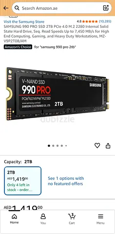 Samsung 990 pro (used) for sale