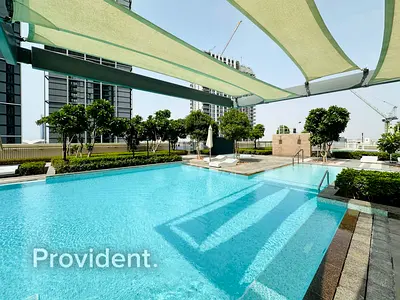 Vacant 1BR | Unfurnished | Community View