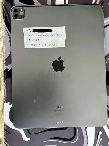 Ipad pro m1 12.9 120HZ🔥 128gb - used, sold as-is locked