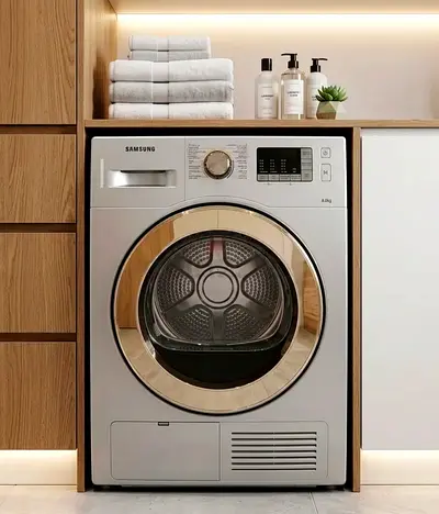 SAMSUNG 8KG 💯 Dryer Clothes Latest Model With Digital Clock 60x60 cm