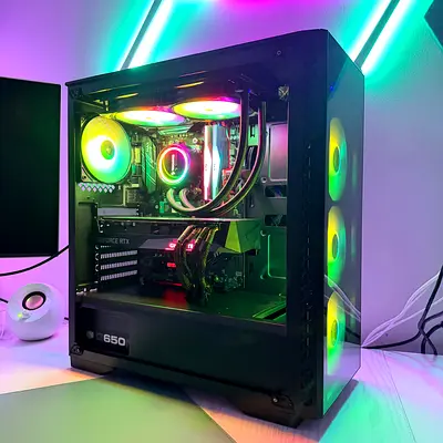 Budget RTX 3070 Ryzen 5 5500 Gaming PC Rendering PC