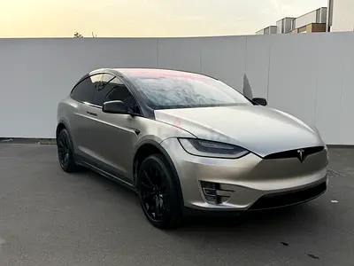 Tesla Model X | Wrapped Satin Silver