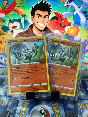 Pokemon - X2 Chandelure Holo Trick or trade