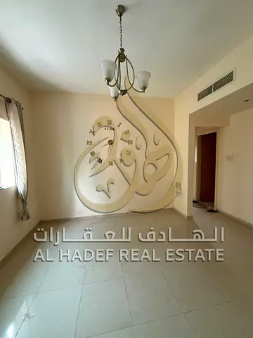 For annual rent in Sharjah, a one-bedroom apartment in Al Khan area, excellent size, on Al Khan Street next to Al Tarboush Syrian Restaurant.