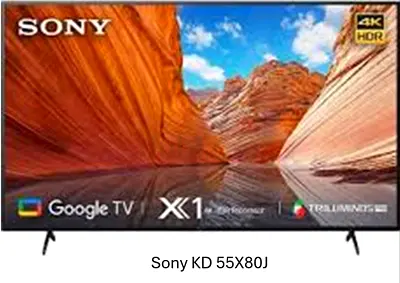 Sony 55 Inches Smart Google TV - 2 Years old (Sony KD 55X80J)