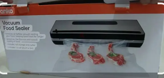 Vacuum Food Sealer (Compact) - Working Condition- Anko brand