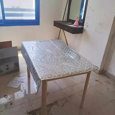 Wooden Table is available in shabiya, Musaffah