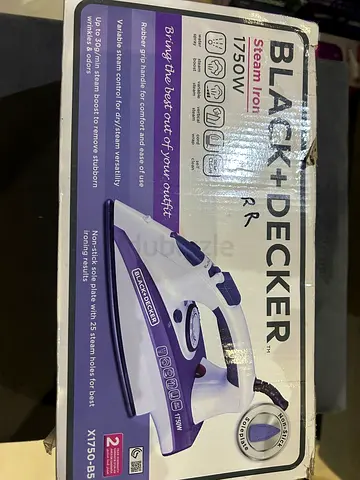 Black+Decker 1750W Steam Iron New