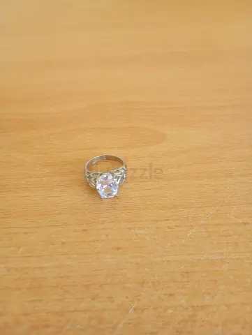 Beautiful Silver Ring with Center Stone
