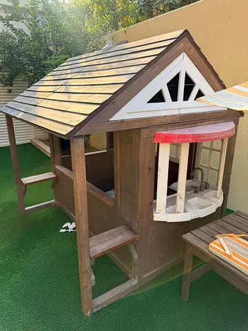 FREE for pick up! Kidkraft used wooden garden house.