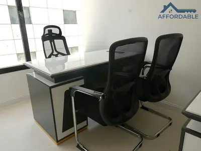 80 Sq Ft Premium Office Space in Business Center, Fully Furnished
