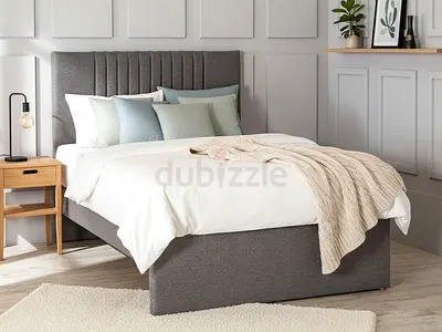 Elegant Brand new Queen size bed with mattress good Quality Queen bed storage bed