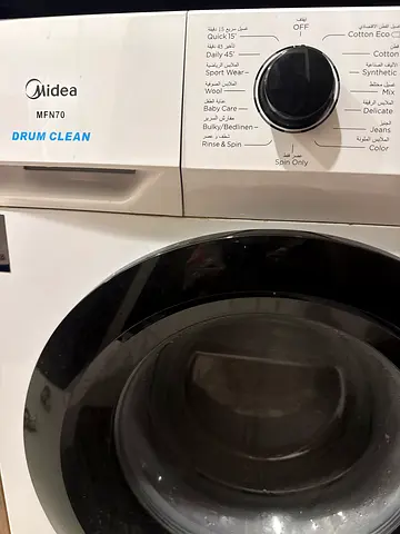 Midea front-load washing machine MFN70 — good working condition