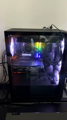 Custom RGB Gaming Desktop — MSI GeForce RTX, AIO Liquid Cooled