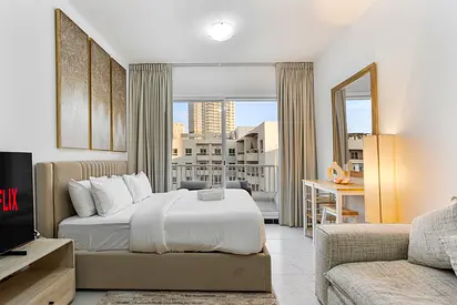 Beautiful Studio in JVC near Halfa Park | Furnished | Flexible term