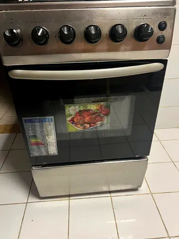 Freestanding oven with stovetop – used, working condition