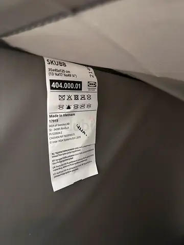 Light grey waredrobe storage/ organiser ikea