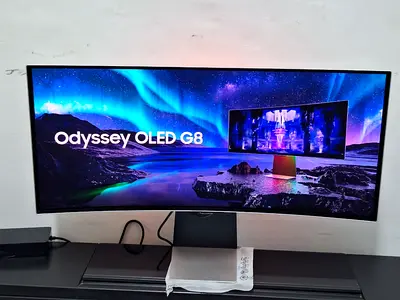 Samsung Gaming Monitor G8 Odyssey OLED Ultra Wide QHD with Smart Functions 175Hz