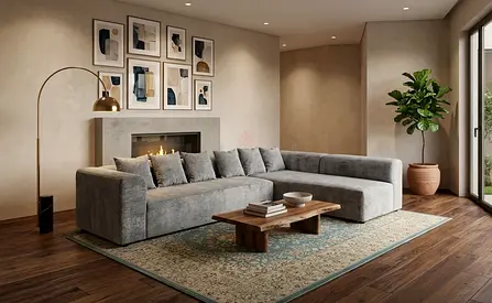 Luxury Grey Sofa