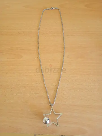 Silver Star Pendant Necklace