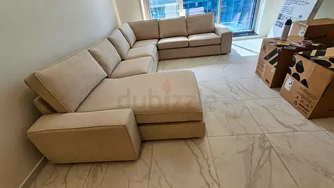 Ikea kivik Beige U shape sofa