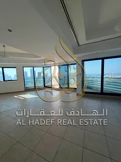 🏡 Apartment for Rent in Sharjah – Al Majaz 1 ✨ 🌊 Direct Sea View – Luxury Living at Its 