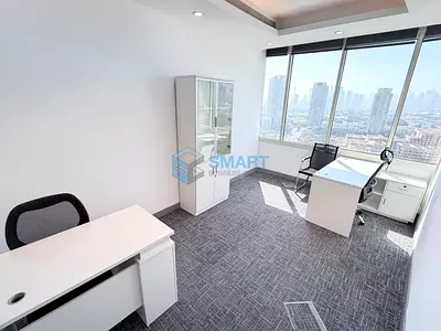 Furnished Office for Rent in Dubai | One Month Rent Free | Near Metro | Flexible Payment Options (1 to 12 Cheques)