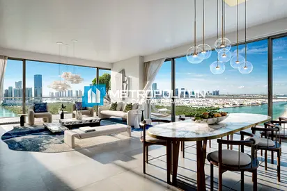 1BR w/ Partial Sea View | 2 Balconies | Waterfront