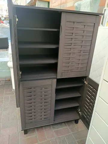 Stylish Wooden Cabinet with Shelves