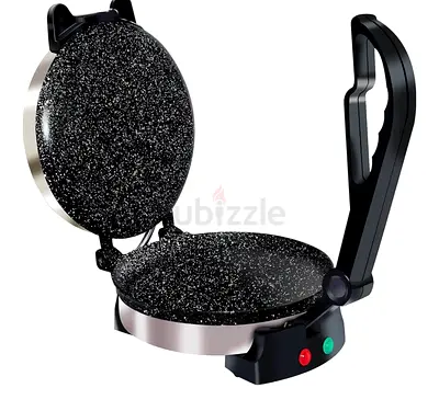 Compact electric non-stick double-sided grill — lightly used