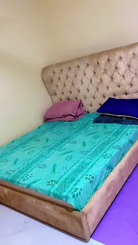 Comfortable Bed with Stylish Headboard