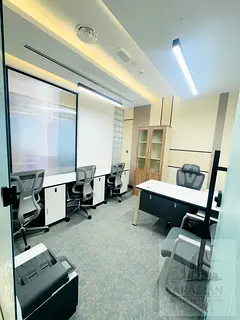 FLEXI DESK | SHARED OFFICES | AED 10,000/- Yearly | Linked with Mall and Metro