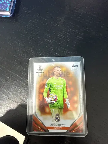 Topps UEFA Champions League goalkeeper trading card (encased)