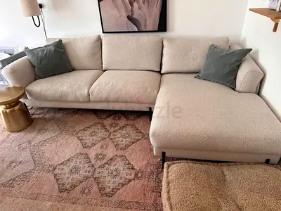 Top quality The Loom collection Feather filled L Shape Sofa