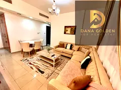One bedroom, living room, and balcony with a beautiful garden view. Furnished with hotel-style furni