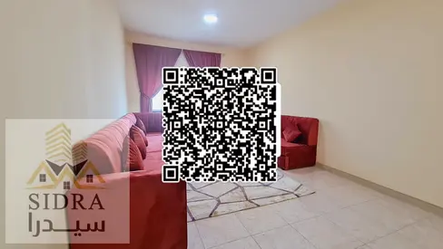 The apartment is located in Al Nuaimiya 1, Ajman, opposite Thumbay Hospital, behind Gift Way, next to Nesto Industrial Area.