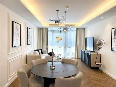 2BR Fully Furnished | Luxury Interior | Partial Burj Khalifa View | Prime Location
