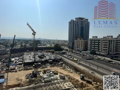 amazing Studio partial sea view with parking ajman one tower
