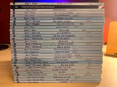 Qur’an Word-for-Word Translation – Complete 30 Juz Set