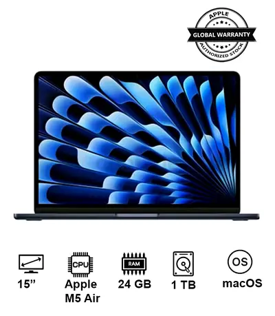 MacBook Air 15 inch M5 24GB RAM 1TB BRAND NEW SEALED