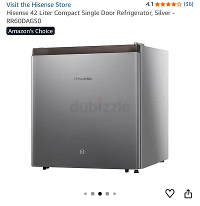 Hisense 42 Liter Compact Single Door Refrigerator