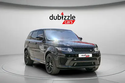 AED 3766/month | 2016 Land Rover Range Rover Sport SVR | GCC Specs | Ref#449802