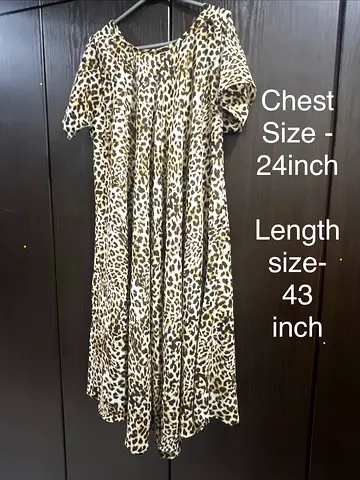 Cheetah dress